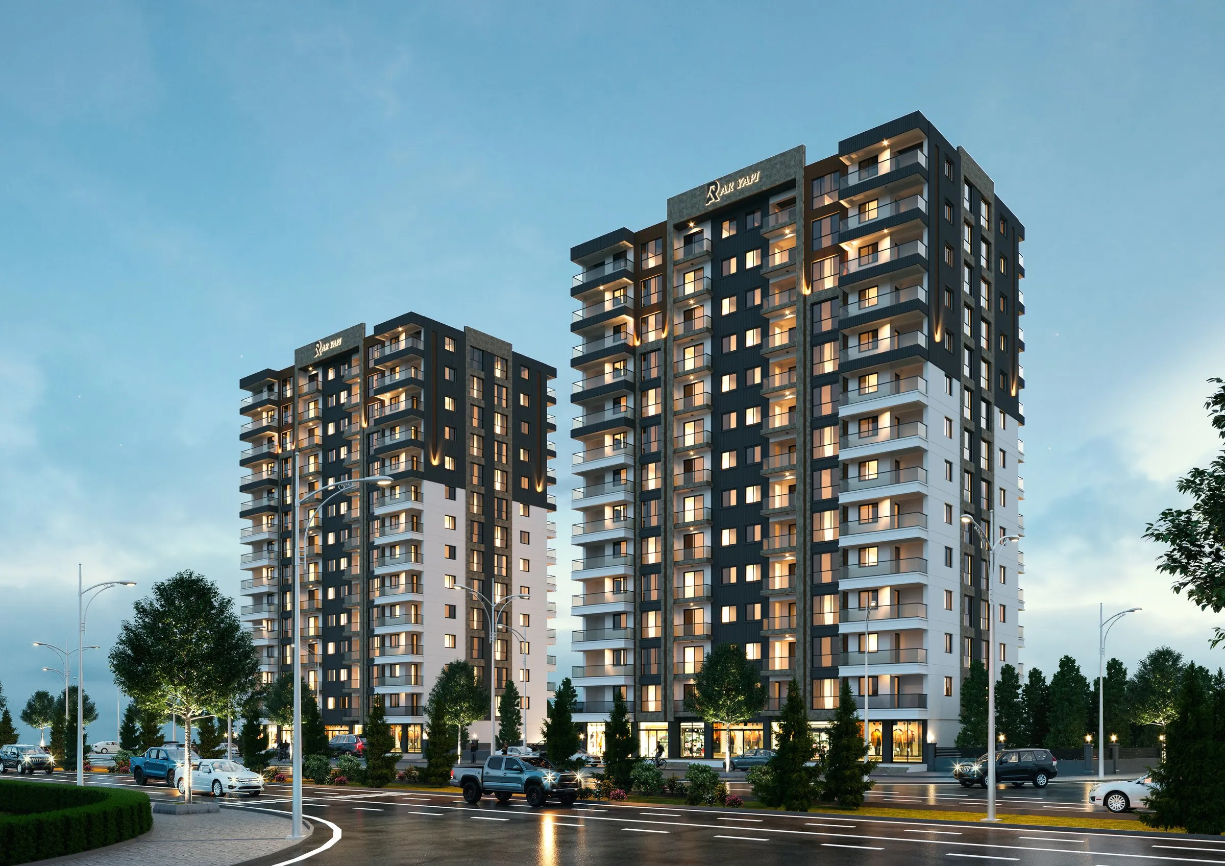 Kent Park Konutları — Ar Yapı konut projesi dış cephe görseli