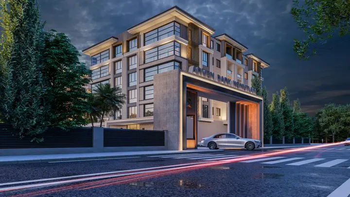 Arven Park Konutları — site girişi