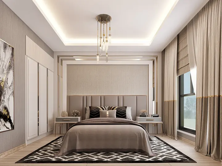 Kent Park Konutları — ebeveyn yatak odası